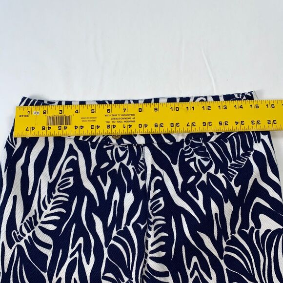 Lilly Pulitzer Palm Beach Fit Ankle Pants Zebra Print Size 2 - Picture 9 of 11